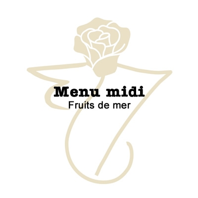 MENU Midi - Fruits de mer